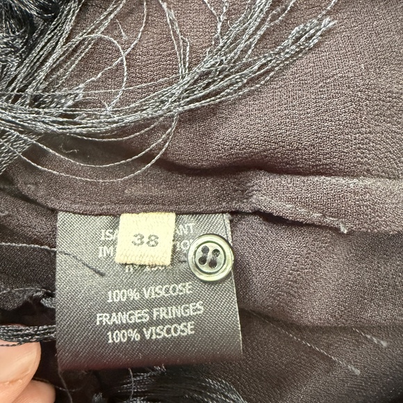 $580 ISABEL MARANT ETOILE Enery Embroidered Tunic Viscose Dress 38 / 6 - Picture 3 of 6